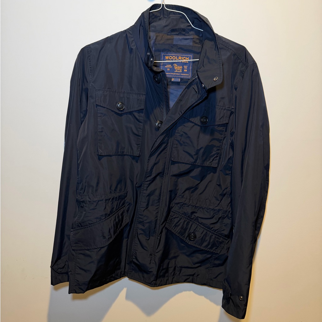 Woolrich Men's Dark Blue Military Jacket